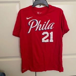 Nike dry fit NBA Embiid tshirt.